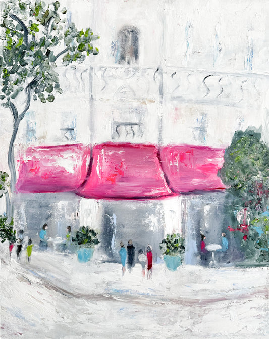 Paris Cafe Pink
